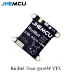 HOT JHEMCU RuiBet Tran-3016W 5.8G 40CH 1.6W PitMode Einstellbares VTX Eingebautes Mikrofon 2-6S 30 X30mm für RC Airplane Long Range